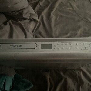 TRUTECH Spacesaving CD+AM/FM Clock Radio Under Cabinet